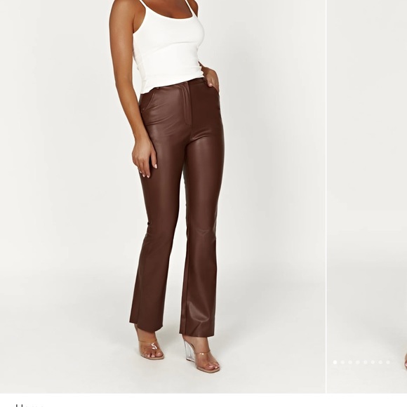 MESHKI faux leather pants - Picture 2 of 6